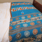 Kantha Blanket - Bold Turquoise