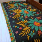 Kantha Throw - Folk Inspired