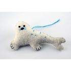 Little Fuzz Baby Seal Ornament