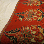 Vintage Sari Throw - Red Passion