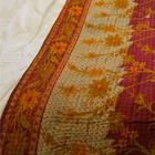 Vintage Sari Throw - Fond of Florals