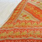 Sari Throw - Pop of Orange